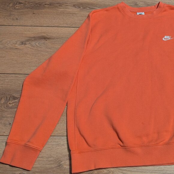 Nike Orange Crewneck Sweatshirt – Women’s Size M - Picture 5 of 6